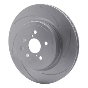 Lexus GS F Brake Rotor (1) - Right Rear - R1 Concepts - Slotted GeoSPEC - `15-`22